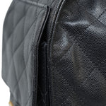 Product image 24 of 26: Black Caviar Quilted 25 Hobo Bag Medium Aged Gold Hardware