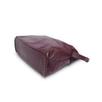 Product image 9 of 22: 26P Dark Burgundy Lambskin Quilted Maxi Hobo Shoulder Bag LGHW