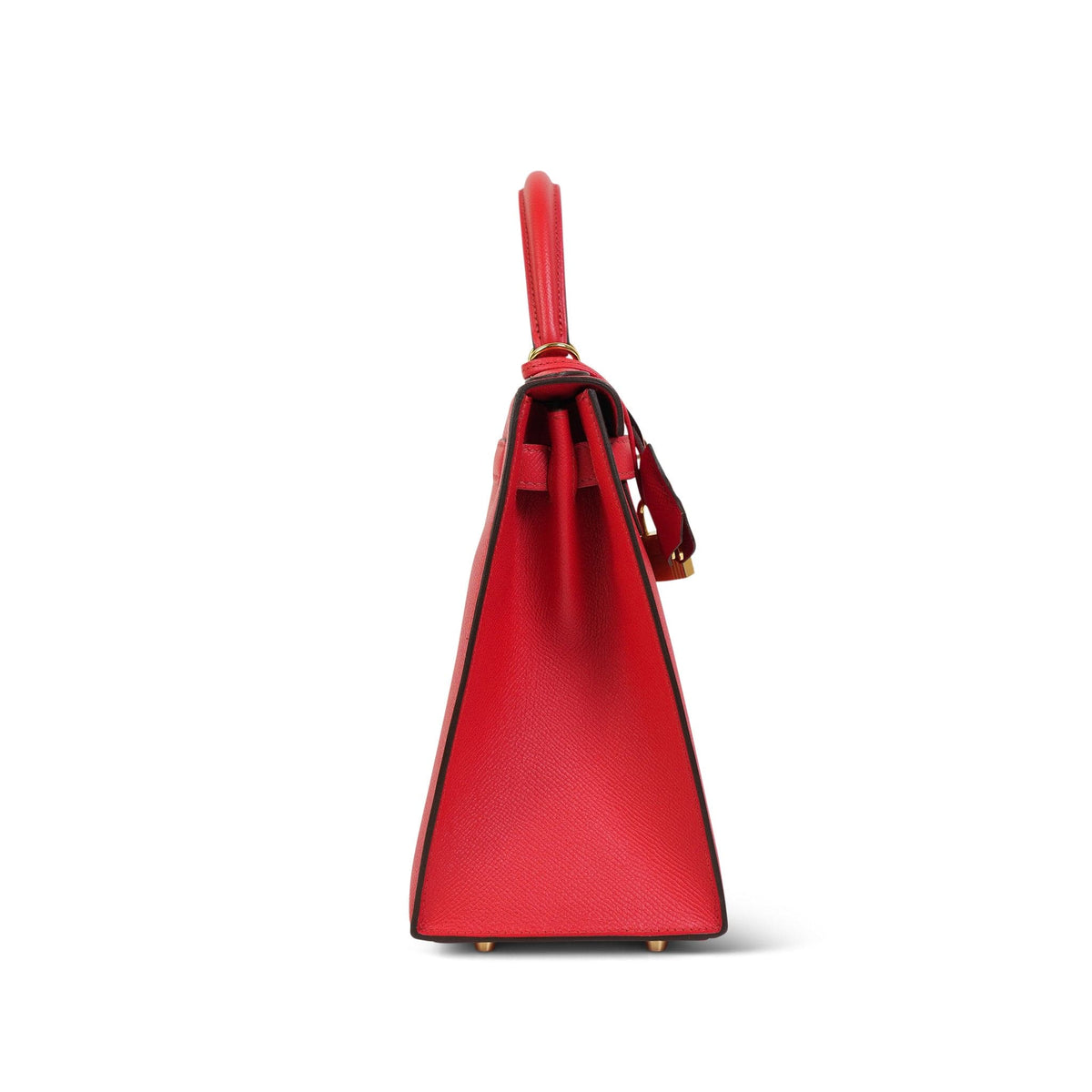 Kelly Sellier 28 Rouge De Coeur Epsom Gold Plated D Stamp