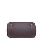 Product image 8 of 14: Birkin 35 Ebene Togo Palladium Plated P Square Stamp