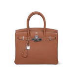 Product image 3 of 14: Birkin 30 Gold Veau Togo Palladium Plated C Stamp