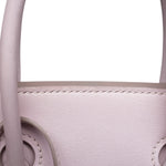 Product image 20 of 25: Birkin 25 Rose Dragee Swift Palladium Plated K Square Stamp