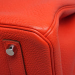 Product image 19 of 21: Birkin 35 Capucine Togo Palladium Plated P Square Stamp