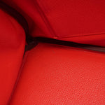 Product image 17 of 21: Birkin 35 Capucine Togo Palladium Plated P Square Stamp