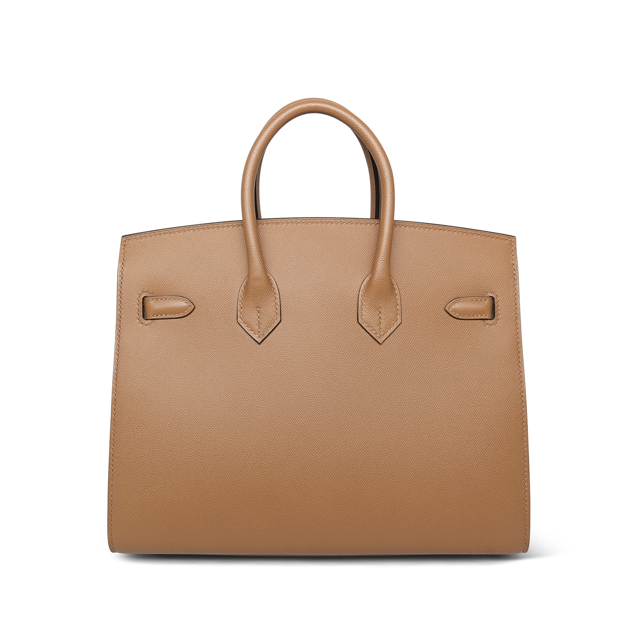 Product image 7 of 15: Birkin Sellier 25 Chai Veau Madame Palladium Plated U Stamp