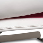 Product image 26 of 26: White Lambskin Quilted 19 Flap Small Mixed HW