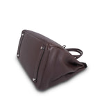 Product image 10 of 14: Birkin 35 Ebene Togo Palladium Plated P Square Stamp