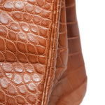 Product image 19 of 21: Birkin 30 Fauve Barenia Alligator Palladium Plated P Square Stamp