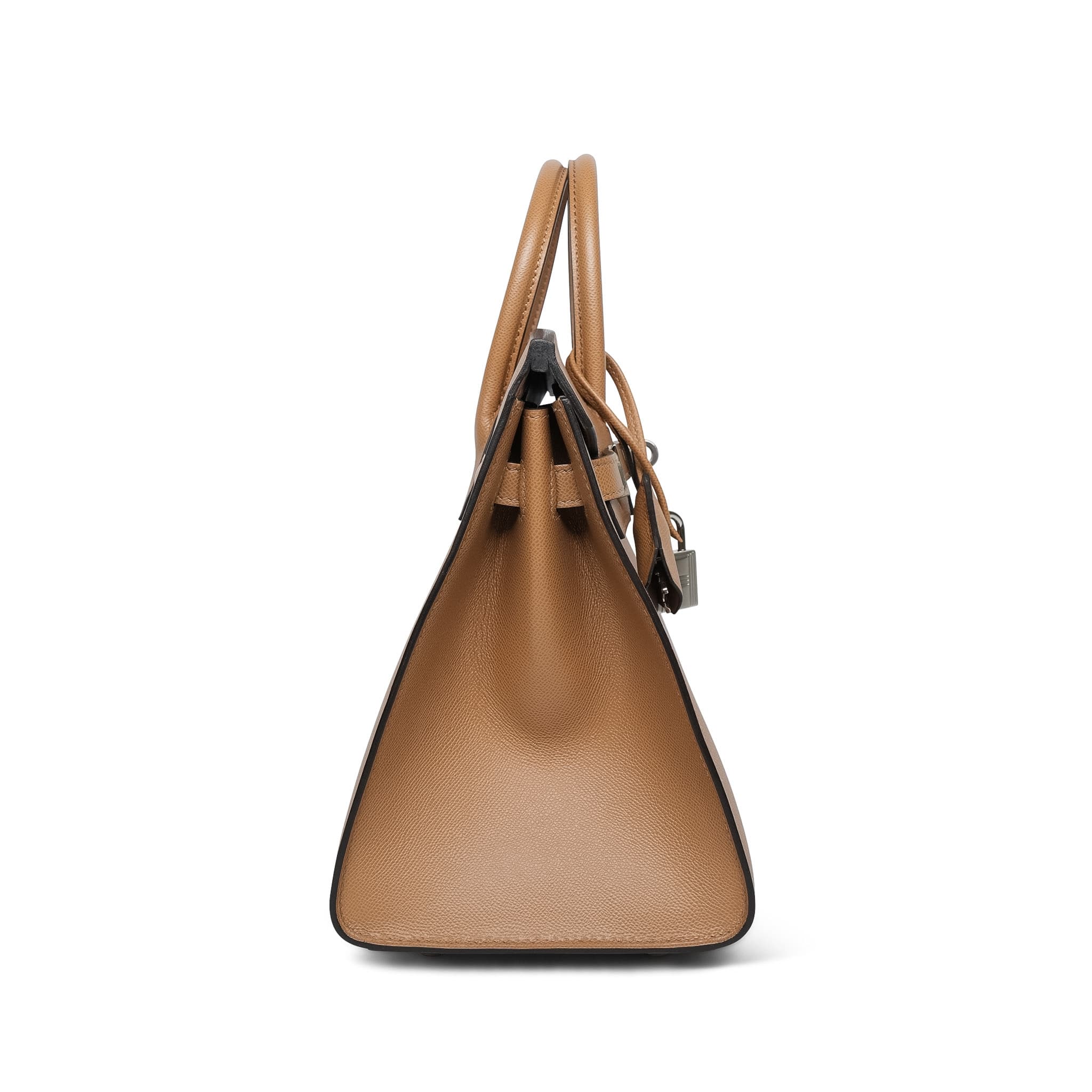 Product image 6 of 15: Birkin Sellier 25 Chai Veau Madame Palladium Plated U Stamp