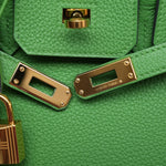 Product image 7 of 19: Birkin 25 Vert Yucca Togo Gold Plated W Stamp