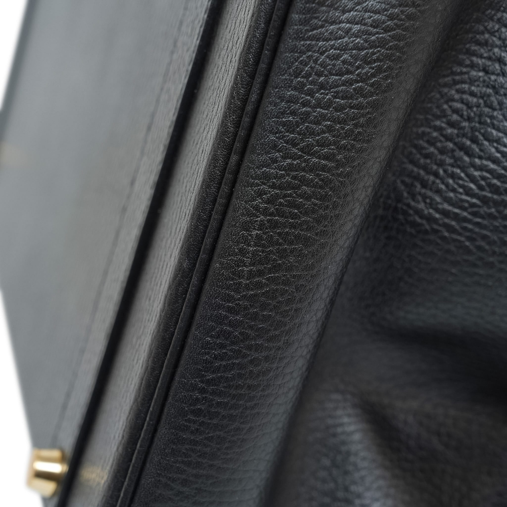 Product image 20 of 22: Birkin 40 Black Ardennes Gold Plated C Square Stamp
