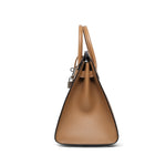 Product image 8 of 15: Birkin Sellier 25 Chai Veau Madame Palladium Plated U Stamp