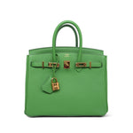 Product image 5 of 19: Birkin 25 Vert Yucca Togo Gold Plated W Stamp