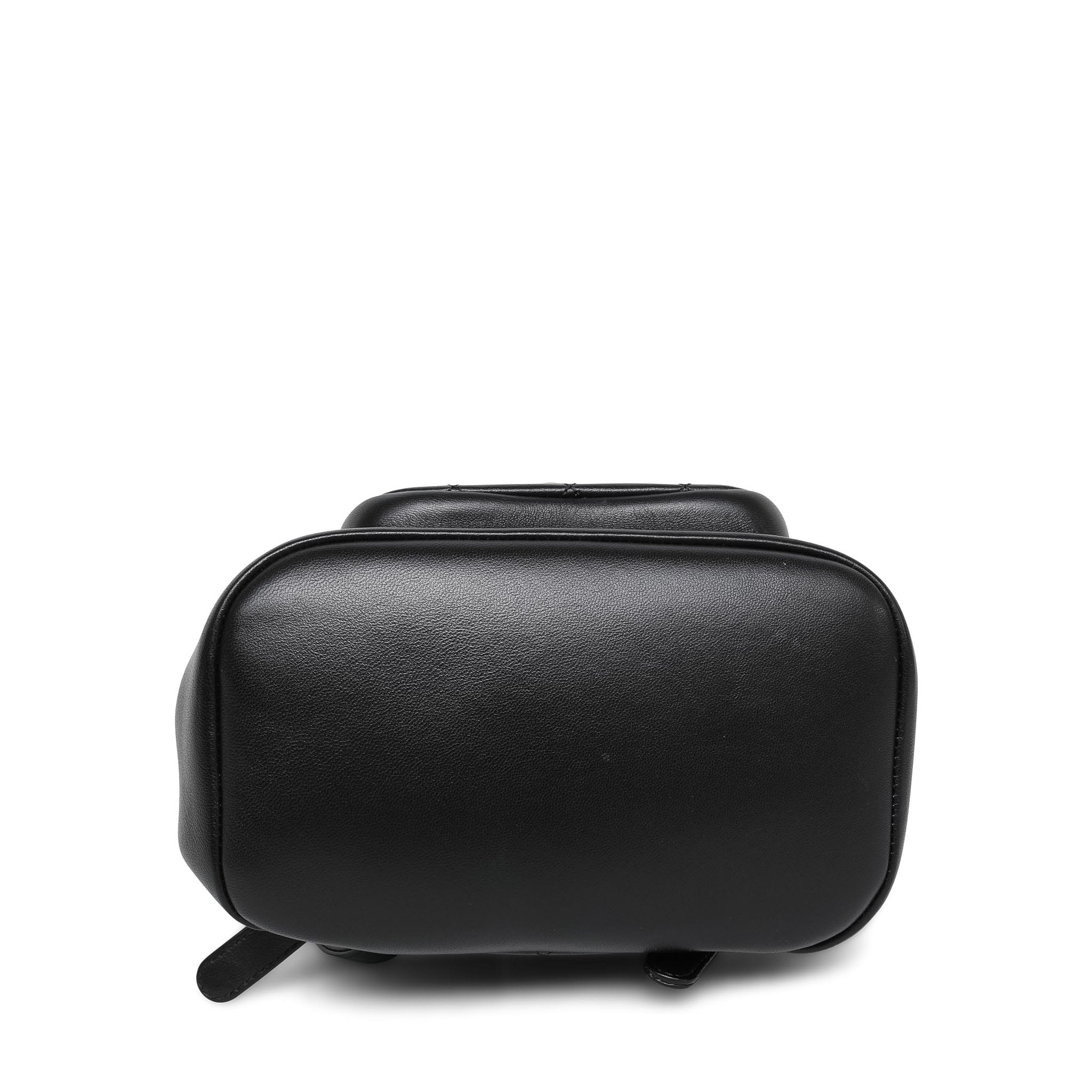 Product image 6 of 12: 22A Black Lambskin Quilted Duma Backpack Mini LGHW