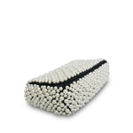 Product image 14 of 16: 19S Pearl On Flap Mini Rectangular Flap Bag LGHW