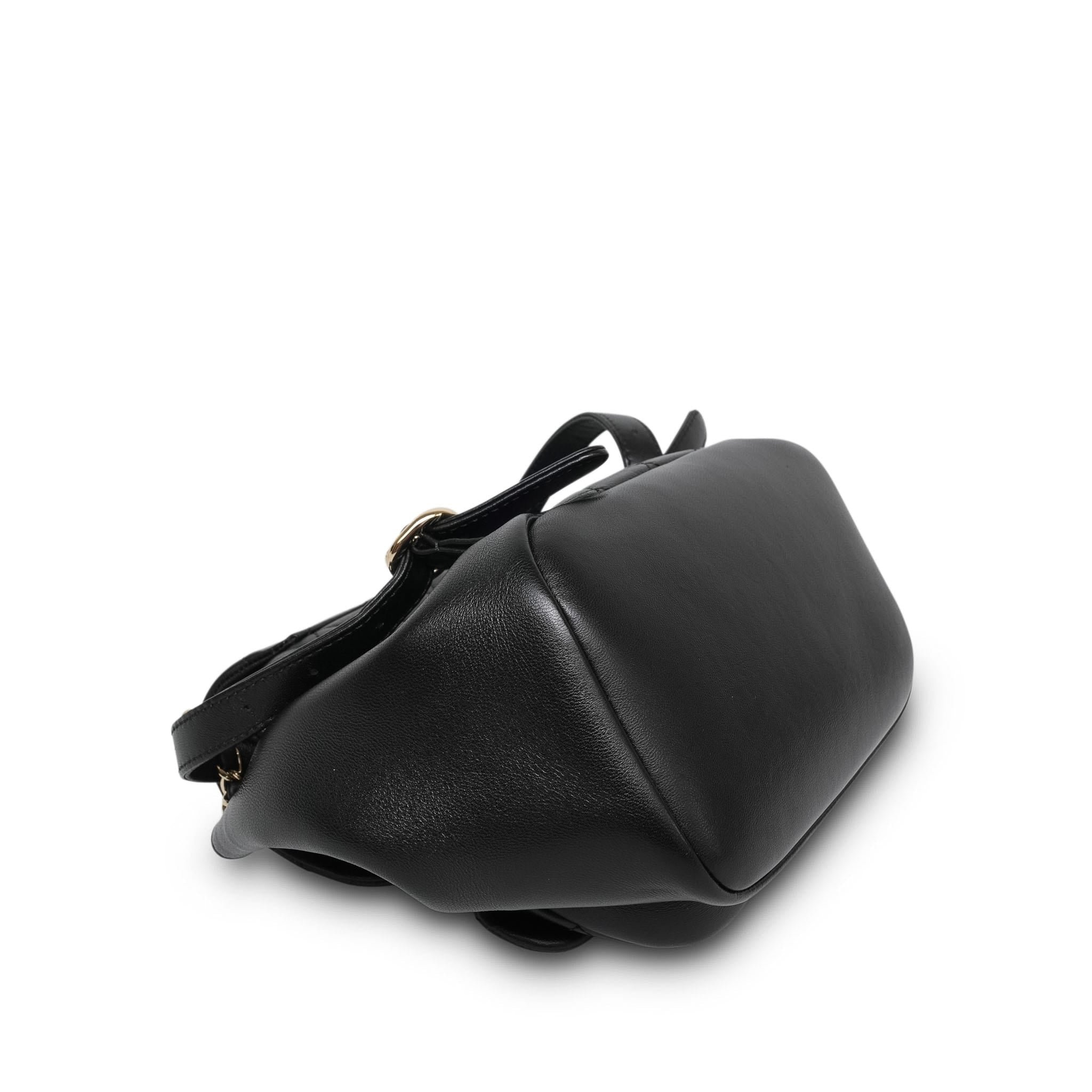 Product image 9 of 12: 22A Black Lambskin Quilted Duma Backpack Mini LGHW