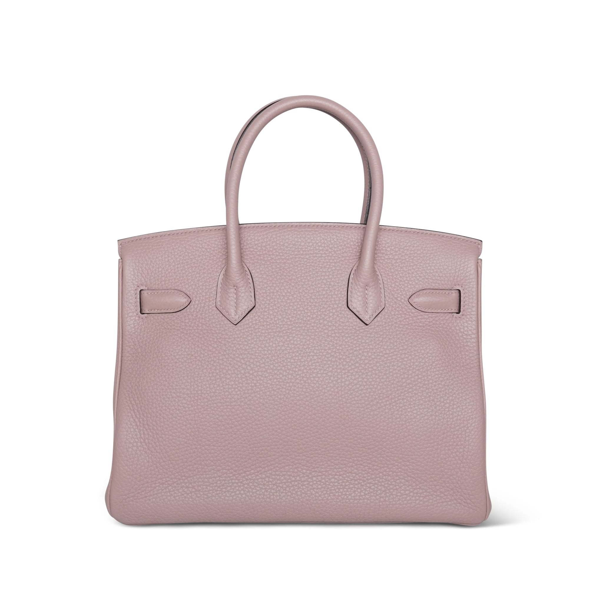 Product image 6 of 14: Birkin 30 Glycine Clemence Palladium Plated T Stamp