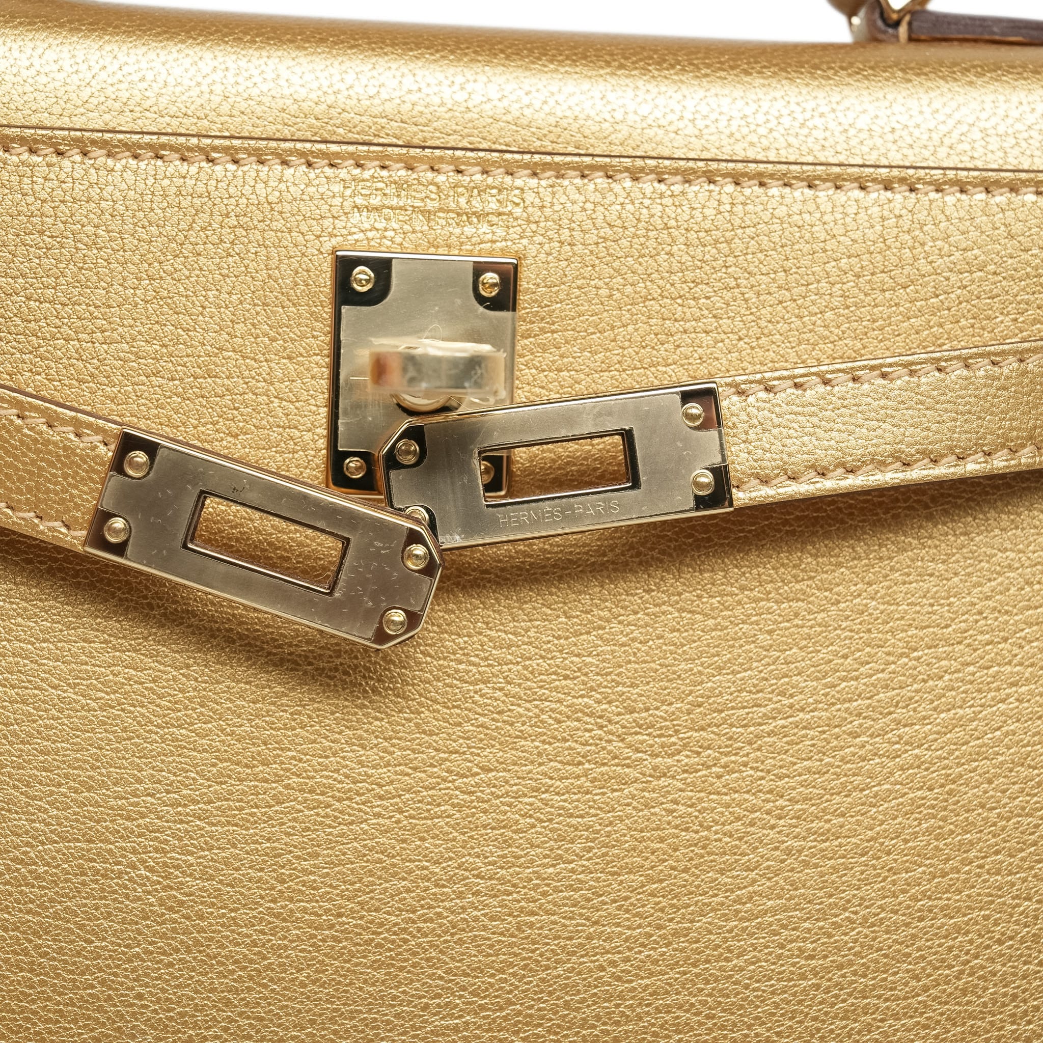 Product image 4 of 14: Kelly Sellier Mini Dore Chevre Chamkilight Permabrass Plated K Stamp