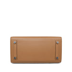 Product image 9 of 15: Birkin Sellier 25 Chai Veau Madame Palladium Plated U Stamp