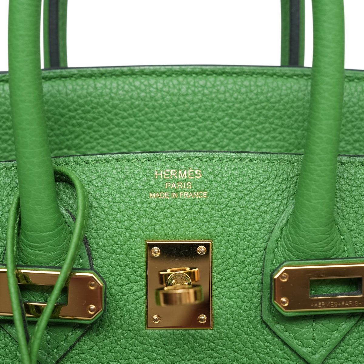 Birkin 25 Vert Yucca Togo Gold Plated W Stamp