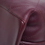 Product image 14 of 22: 26P Dark Burgundy Lambskin Quilted Maxi Hobo Shoulder Bag LGHW