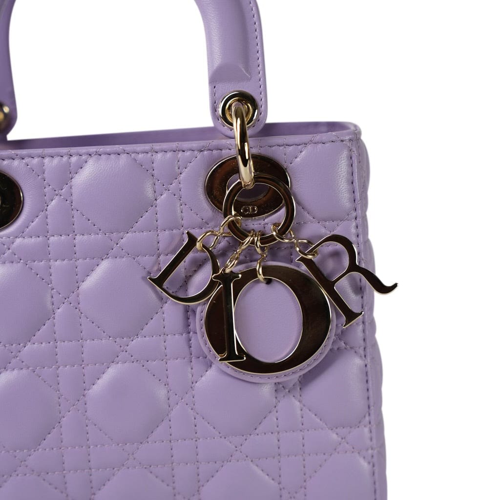 My ABC Lady Dior Lilac Cannage Lambskin Small – REDELUXE