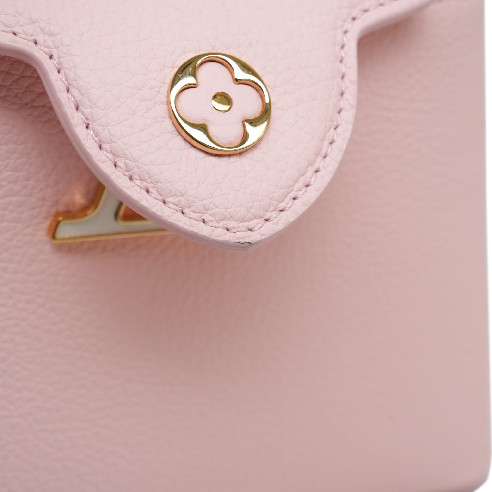 Louis Vuitton Bubble Gum/Banane Taurillon Mini Capucines (Copy)