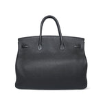Product image 7 of 14: Birkin 40 Black Togo Palladium Plated O Square Stamp