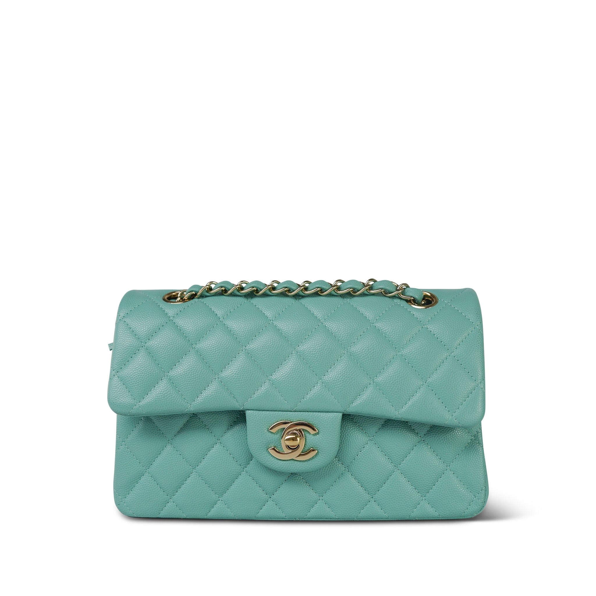 ★TOUT Y EST★ ELIETTE l Chain Buckle Mini Flap Bag HO1A A Few Fair Bags - Chanel Mini Flap Bag in Lilac Calf with