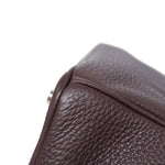 Product image 13 of 14: Birkin 35 Ebene Togo Palladium Plated P Square Stamp