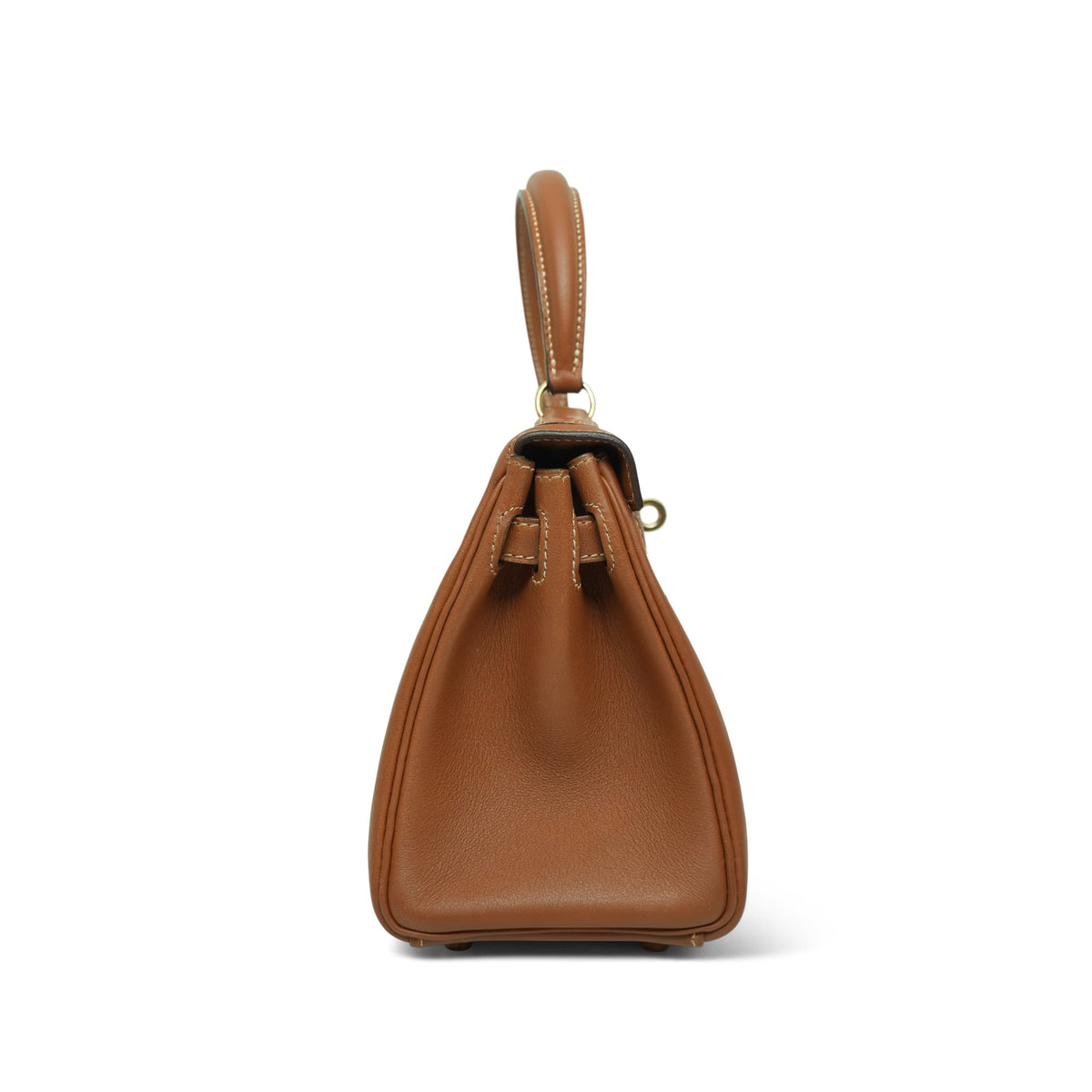Mini Kelly Retourne 20 Gold Gulliver Gold Plated W Circle