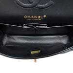 Product image 14 of 20: 21B Black Lambskin Quilted Classic Flap Small Rose Gold HW