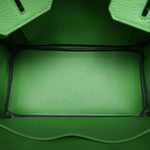 Product image 17 of 19: Birkin 25 Vert Yucca Togo Gold Plated W Stamp