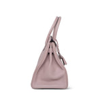 Product image 5 of 14: Birkin 30 Glycine Clemence Palladium Plated T Stamp