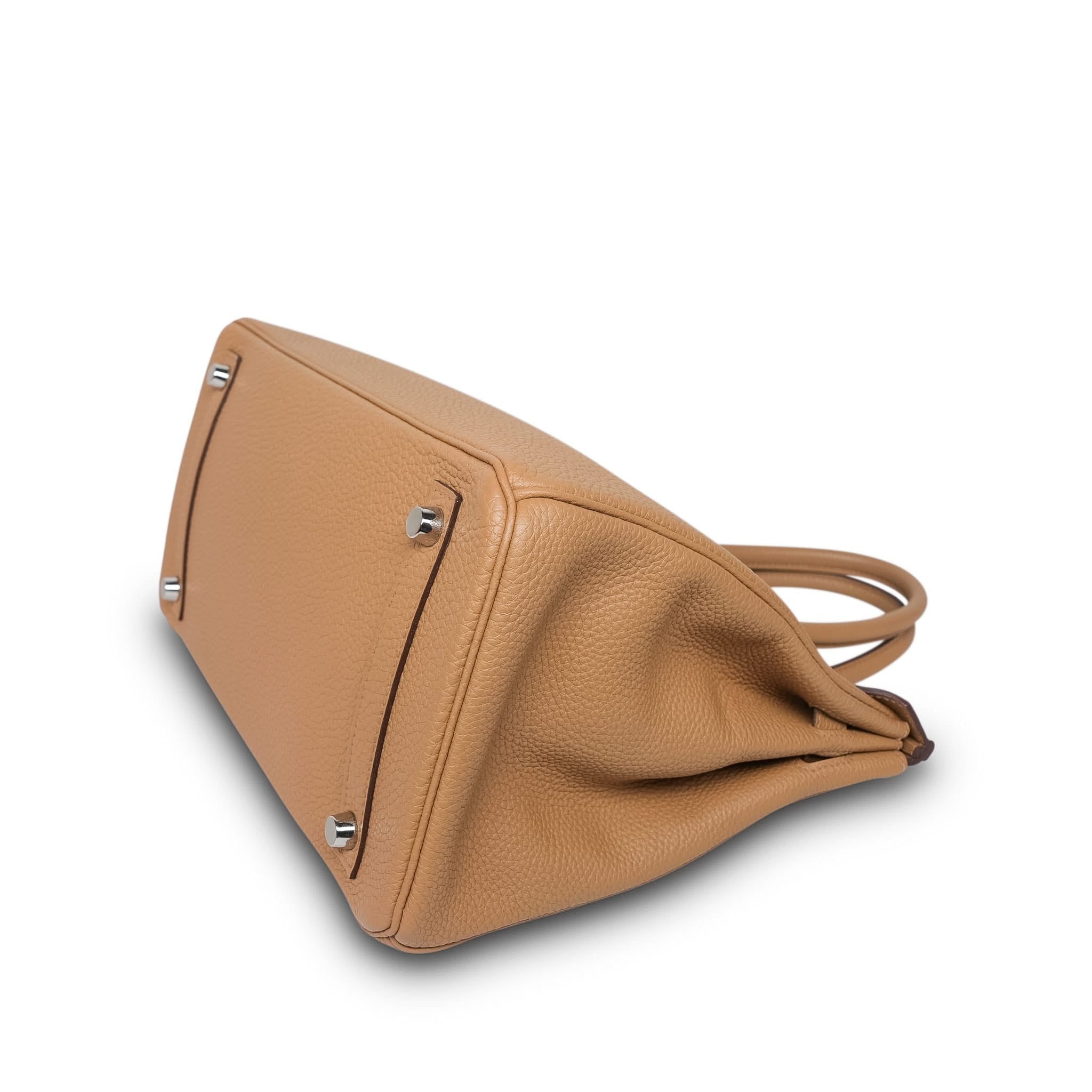 Product image 14 of 17: Birkin 30 Biscuit Togo Palladium Plated U Stamp