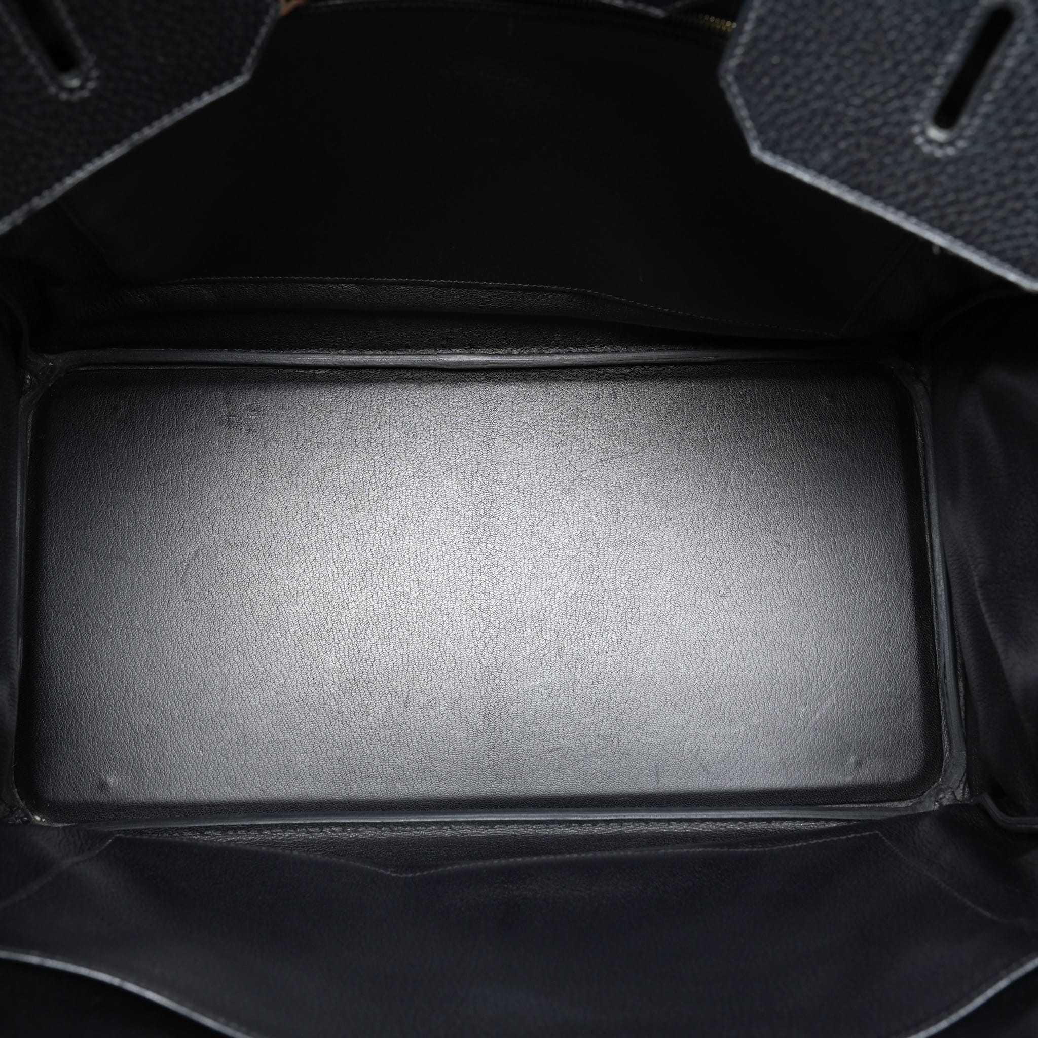 Product image 21 of 22: Birkin 40 Black Ardennes Gold Plated C Square Stamp