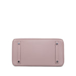 Product image 8 of 14: Birkin 30 Glycine Clemence Palladium Plated T Stamp
