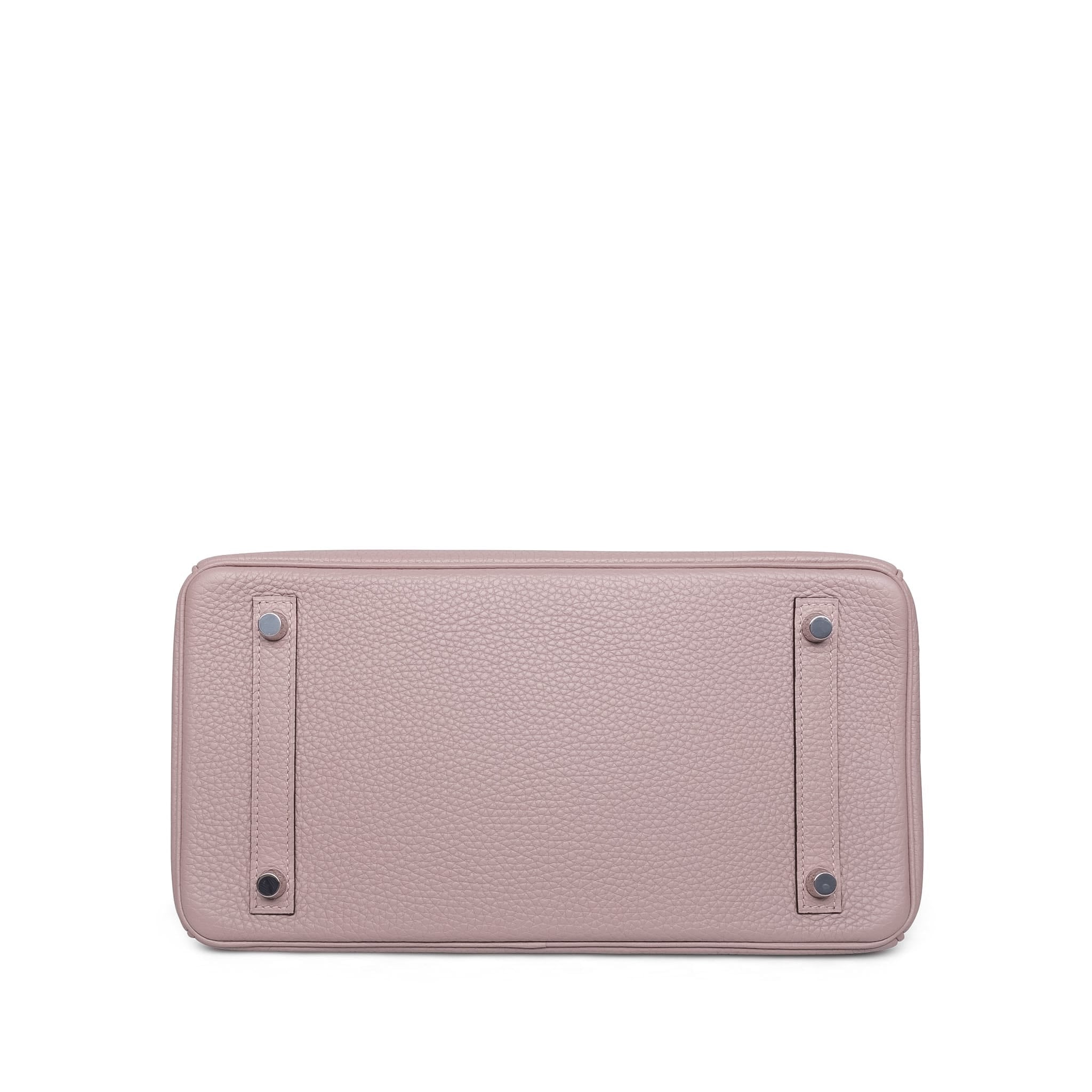 Product image 8 of 14: Birkin 30 Glycine Clemence Palladium Plated T Stamp