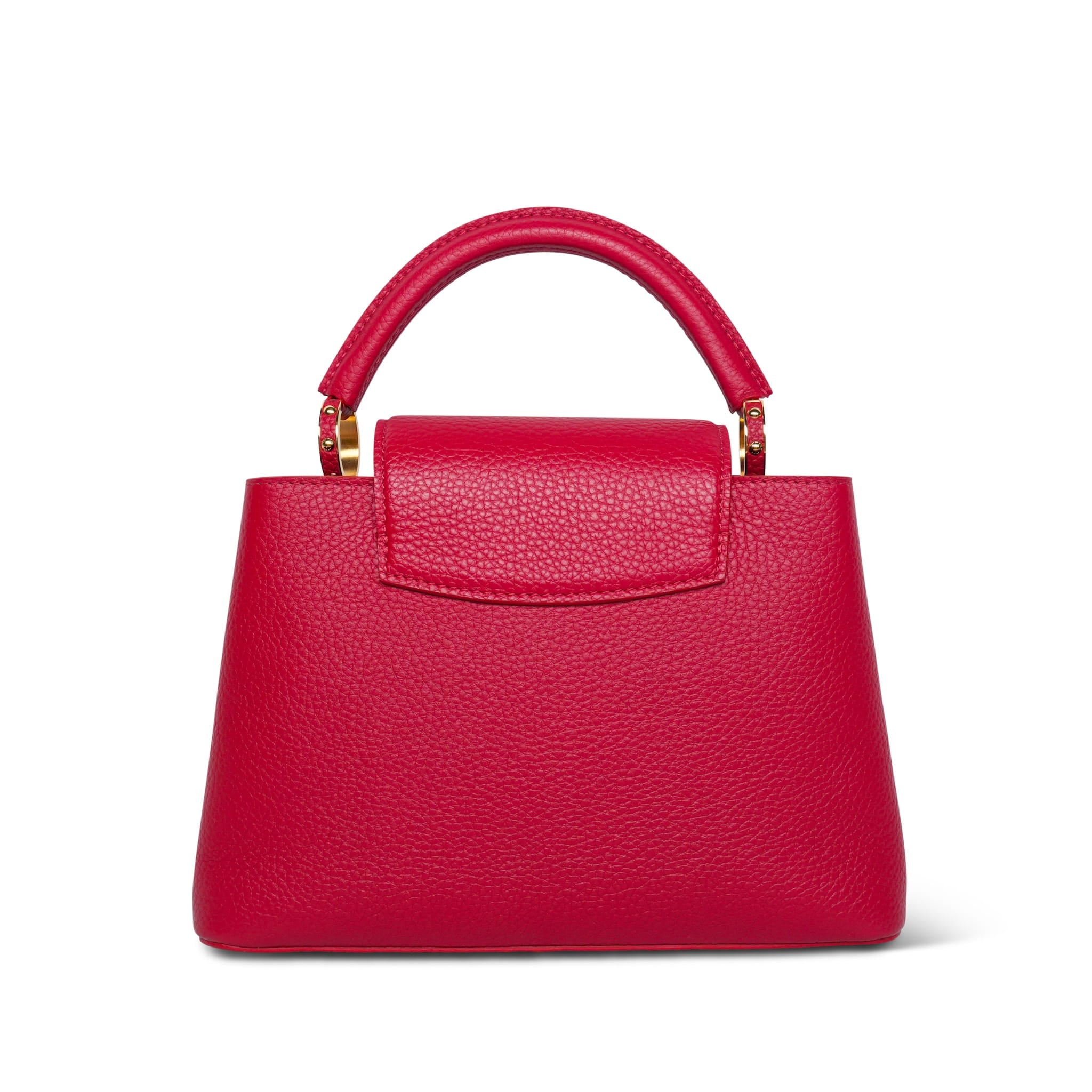 Product image 5 of 14: Louis Vuitton Red Taurillon Capucines BB Light Gold Hardware