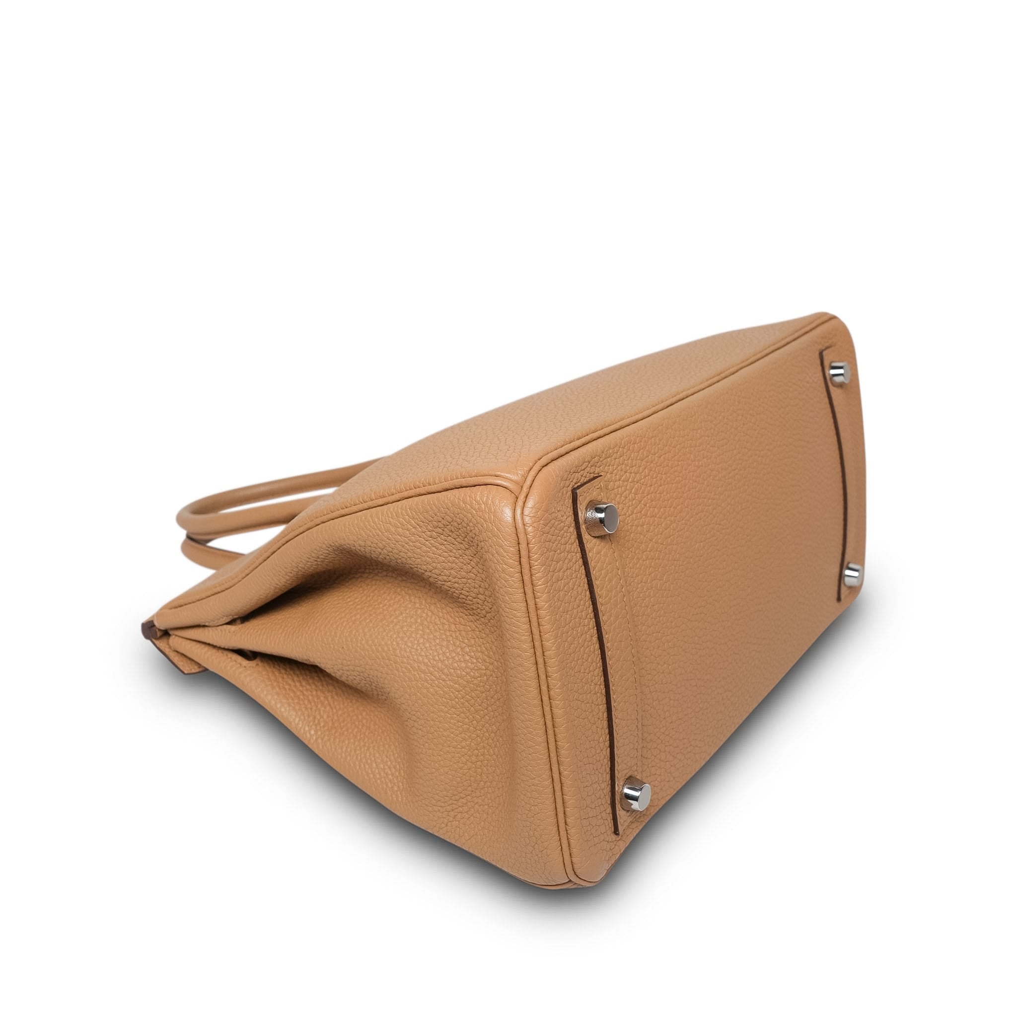 Product image 15 of 17: Birkin 30 Biscuit Togo Palladium Plated U Stamp