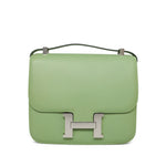 Product image 3 of 15: Constance 24 Vert Criquet Epsom Palladium Plated Y Stamp