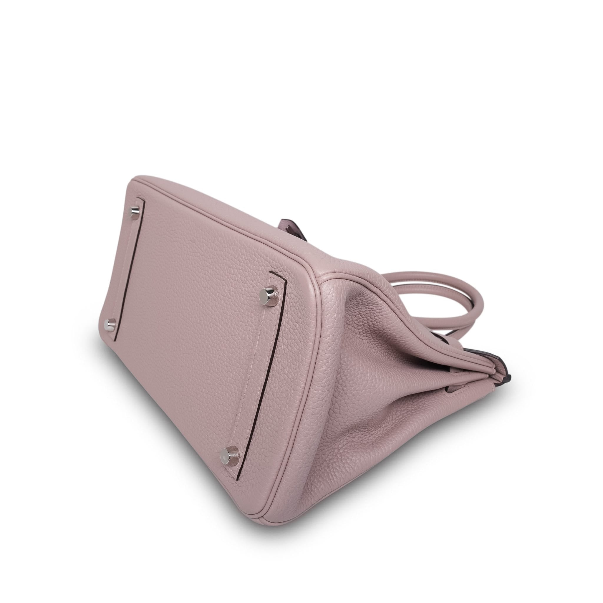 Product image 11 of 14: Birkin 30 Glycine Clemence Palladium Plated T Stamp