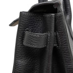 Product image 21 of 22: Birkin 30 Black Ardennes Gold Plated H Square Stamp