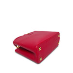 Product image 9 of 14: Louis Vuitton Red Taurillon Capucines BB Light Gold Hardware