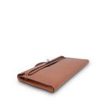 Product image 12 of 17: Kelly Cut Clutch Gold Swift Palladium Plated K Square Stamp