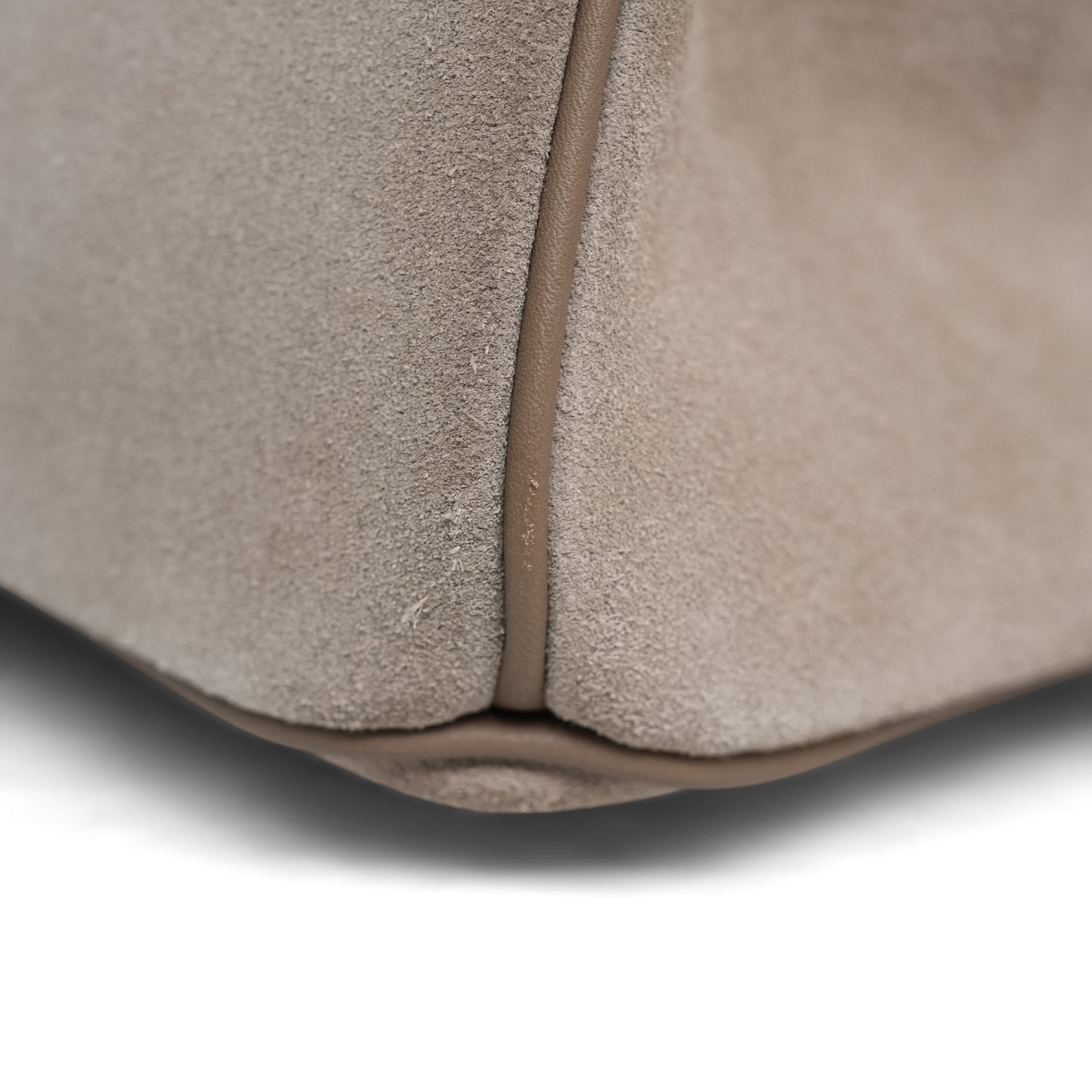 Product image 16 of 18: Birkin 25 Gris Caillou/Etoupe Grizzly/Swift Palladium Plated B Stamp