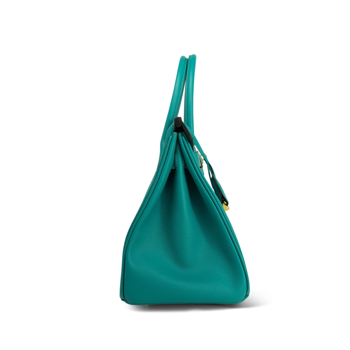 Birkin 30 Bleu Paon Veau Epsom Gold Plated A Stamp
