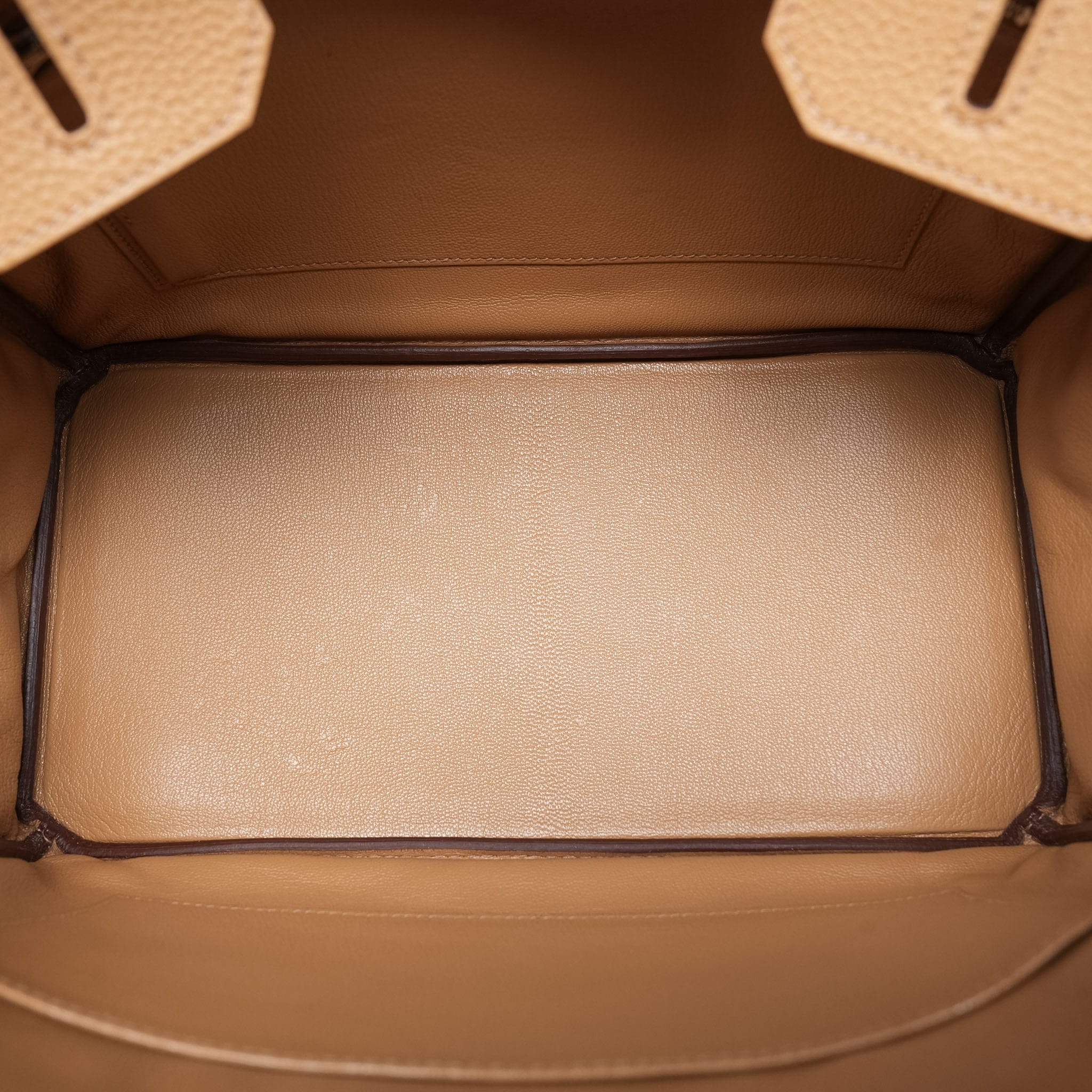 Product image 17 of 17: Birkin 30 Biscuit Togo Palladium Plated U Stamp