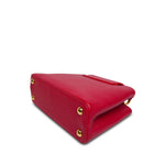 Product image 13 of 14: Louis Vuitton Red Taurillon Capucines BB Light Gold Hardware