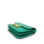 Product image 13 of 29: Constance 18 Vert Jade Epsom Gold Plated B Stamp